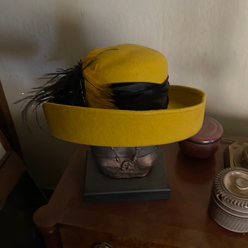 Mustard color hat